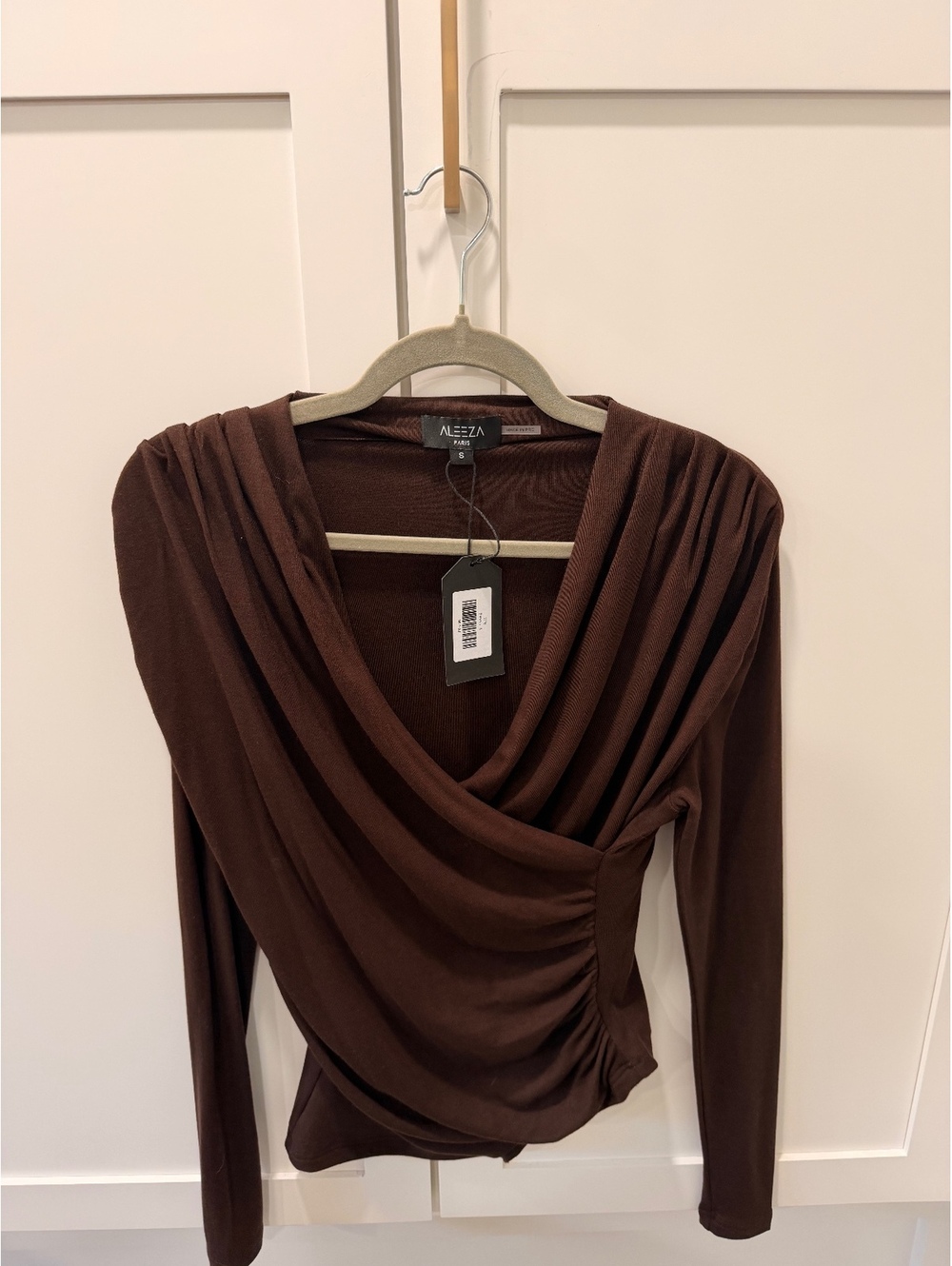 Aleeza Paris wrap style top